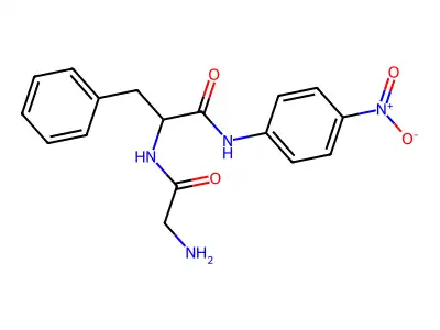 H-Gly-Phe-pNA HCl structure