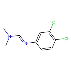 N'-(3,4-dichlorophenyl)-N,N-dimethylmethanimidamide structure