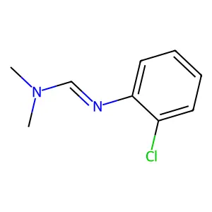 Methanimidamide, N'-(2-chlorophenyl)-N,N-dimethyl- structure
