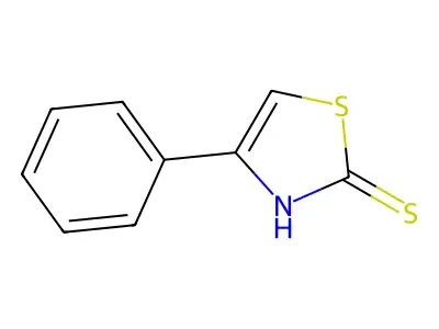 2(3H)-Thiazolethione, 4-phenyl- structure