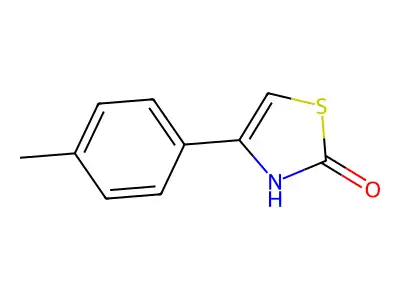4-(4-Methylphenyl)-2,3-dihydro-1,3-thiazol-2-one structure