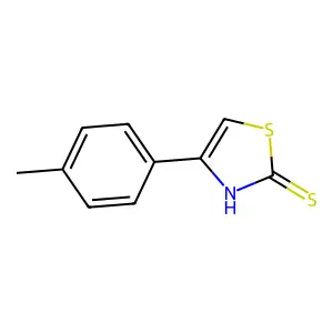 4-(4-Methylphenyl)-1,3-thiazole-2-thiol structure