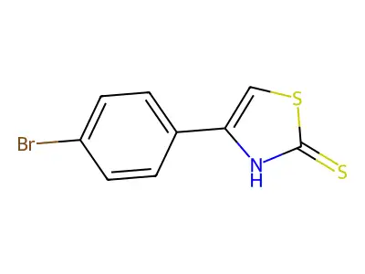 4-(4-Bromophenyl)-2-hydroxythiazole structure