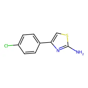 2-Amino-4-(4-chlorophenyl)thiazole structure