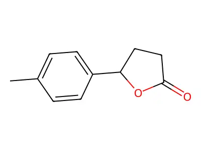 5-(p-Tolyl)-tetrahydro-furan-2-one structure
