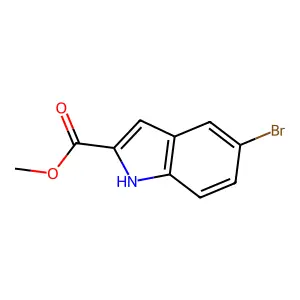 methyl 5-bromo-1H-indole-2-carboxylate structure