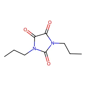 1,3-Dipropylimidazolidine-2,4,5-trione structure