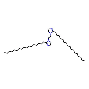 1,1'-Ethylenebis(4,5-dihydro-2-heptadecyl-1H-imidazole) structure