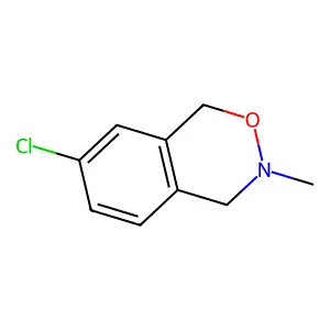 1H-2,3-Benzoxazine, 3,4-dihydro-7-chloro-3-methyl- structure