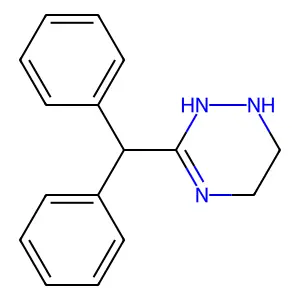 as-Triazine, 1,4,5,6-tetrahydro-3-diphenylmethyl- structure