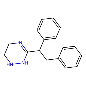 3-(1,2-Diphenylethyl)-1,4,5,6-tetrahydro-1,2,4-triazine structure