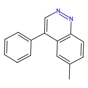6-Methyl-4-phenylcinnoline structure