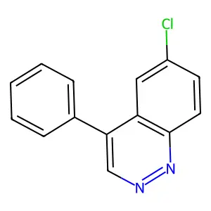 6-Chloro-4-phenylcinnoline structure