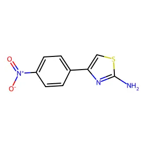 2-Amino-4-(p-nitrophenyl)thiazole structure