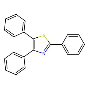 Thiazole, triphenyl- structure