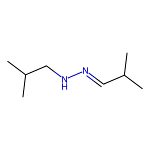 2-methyl-N-(2-methylpropylideneamino)propan-1-amine structure