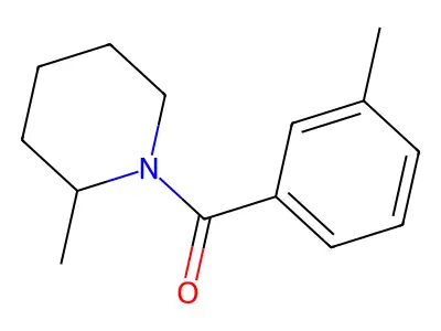 2-Methyl-1-(3-methylbenzoyl)piperidine structure