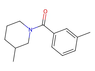 3-Methyl-1-(3-methylbenzoyl)piperidine structure