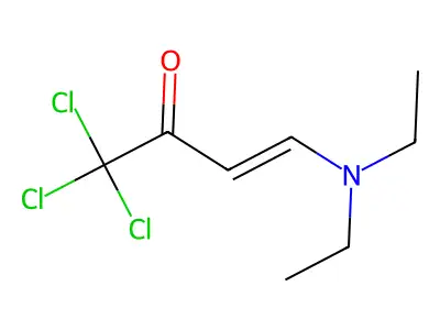 1,1,1-Trichloro-4-(diethylamino)-3-buten-2-one structure