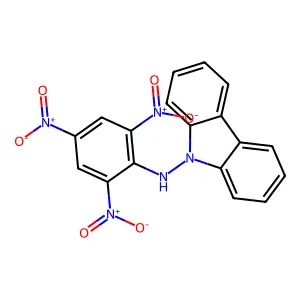 N-(2,4,6-三硝基苯基)咔唑-9-胺 structure