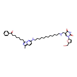 (2-Amino-5-ethyl-2-oxido-1,3,2-dioxaphosphinan-5-yl)(hydroxy)azane oxide structure