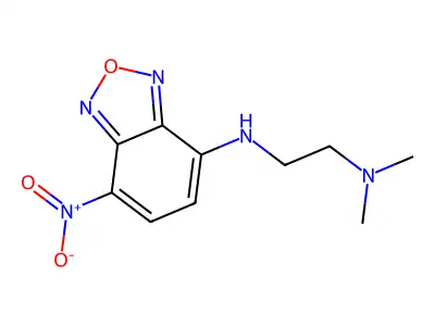 1,2-Ethanediamine, N,N-dimethyl-N'-(7-nitro-2,1,3-benzoxadiazol-4-yl)- structure