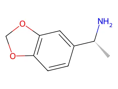 3,4-Methylenedioxyphenyl-1-ethanamine structure
