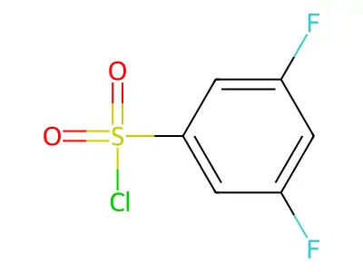 3,5-Difluorobenzenesulfonyl chloride structure