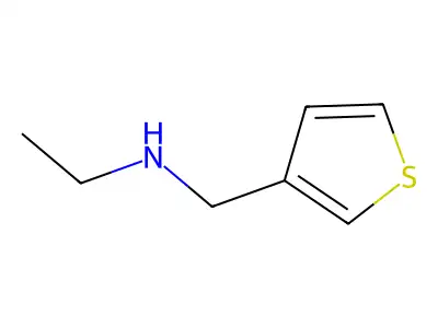 N-(thiophen-3-ylmethyl)ethanamine structure