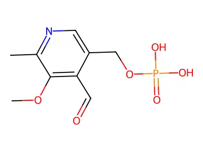 3'-O-methylpyridoxal 5'-phosphate structure