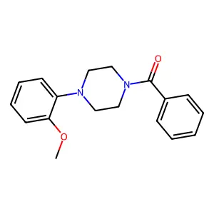[4-(2-Methoxyphenyl)piperazin-1-yl]-phenylmethanone structure