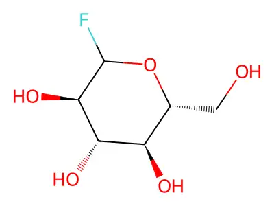 (2R,3R,4S,5S,6R)-2-Fluoro-6-(hydroxymethyl)tetrahydro-2H-pyran-3,4,5-triol structure