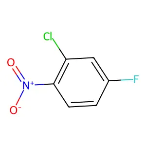 2-Chloro-4-fluoro-1-nitrobenzene structure