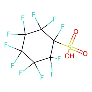 全氟环己烷磺酸 structure