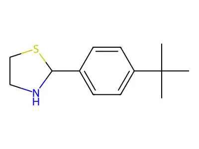 2-(4-(tert-Butyl)phenyl)thiazolidine structure