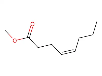 Methyl 4-octenoate, (Z)- structure