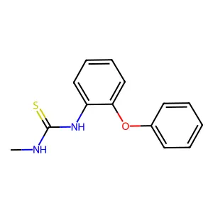 1-Methyl-3-(2-phenoxyphenyl)thiourea structure