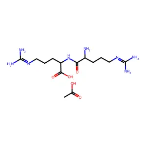 H-DL-Arg-DL-Arg-OH.CH3CO2H structure