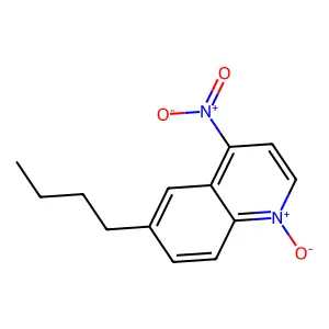 6-丁基-4-硝基喹啉1-氧化物 structure