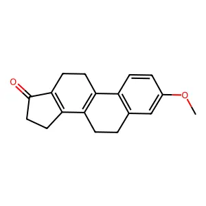 3-Methoxygona-1(10),2,4,8,13-pentaen-17-one structure