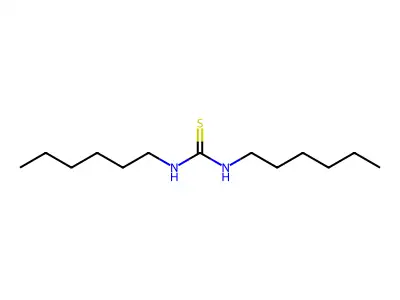 1,3-(Dihexyl)thiourea structure