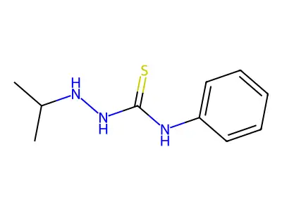 Hydrazinecarbothioamide, 2-(1-methylethyl)-N-phenyl- structure