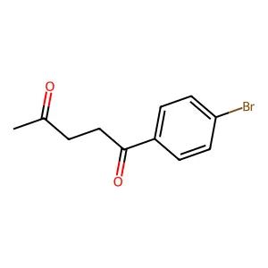 1-(4-Bromophenyl)pentane-1,4-dione structure