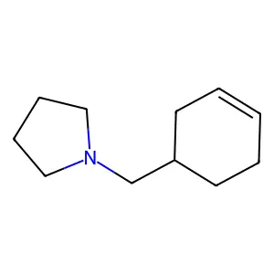 Pyrrolidine, 1-(3-cyclohexene-1-ylmethyl)-, hydrochloride structure