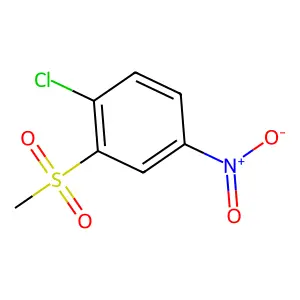 Benzene, 1-chloro-2-(methylsulfonyl)-4-nitro- structure