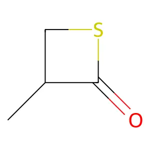 3-Methyl-2-oxothiacyclobutane structure