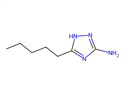 3-Pentyl-1h-1,2,4-triazol-5-amine structure