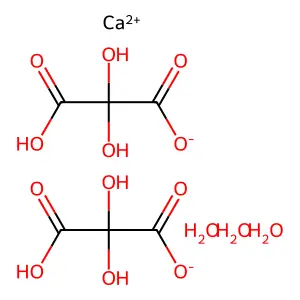 Calcium 2-oxopropanedioic acid structure