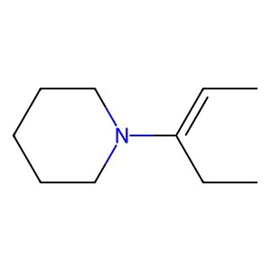 1-Pent-2-en-3-ylpiperidine structure