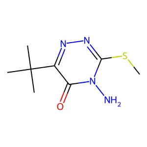 嗪草酮 structure